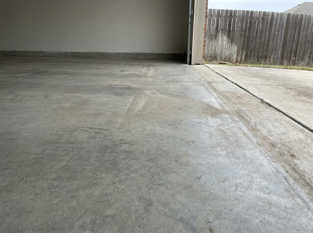 Space cleared after appliance removal