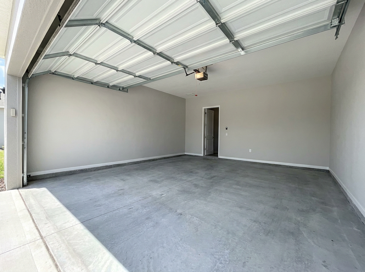Garage after junk removal